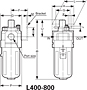 L400/L800 Series Modular Air Line Lubricators 2